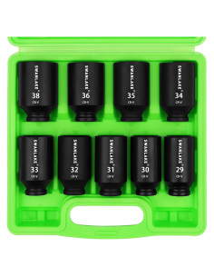 Juego de 9 Piezas Enchufe de Impacto 1/2" SWANLAKE Métrico