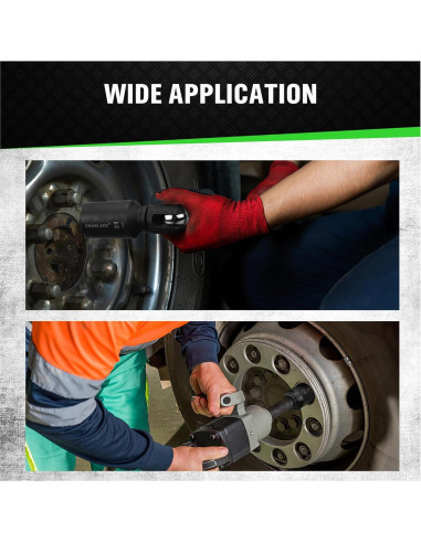 Juego de 9 Piezas Enchufe de Impacto 1/2" SWANLAKE Métrico