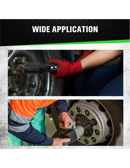 Juego de 9 Piezas Enchufe de Impacto 1/2" SWANLAKE Métrico