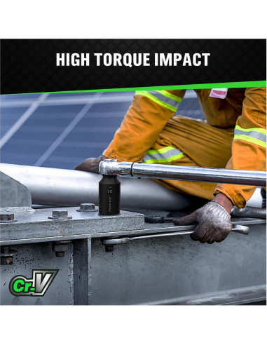 Juego de 9 Piezas Enchufe de Impacto 1/2" SWANLAKE Métrico