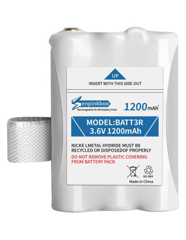 Paquete de 8 Baterías BATT3R 1200mAh para Walkie-Talkies