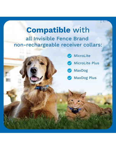 Batería Power Cap Invisible Fence - Reemplazo para collares - Paquete de 2