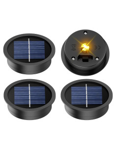 Kit de Repuesto 4 Piezas Luz Solar X-PREK 7 cm LED Blanca