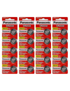 Batería de Litio Panasonic CR2032 3V - 20 Unidades