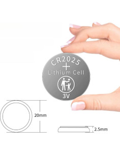 100 Baterías de Botón CR2025 QLQXQTy 3V Litio a Prueba de Fugas 2