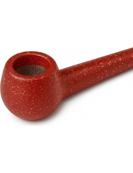 Pipa de Tabaco Decent Mini Hecha a Mano - Rojo Sangre