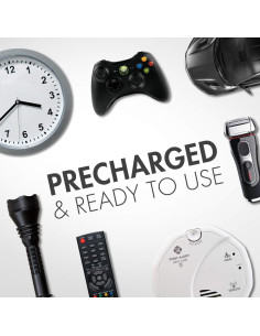 Batería recargable D Tenergy Centura 1.2V 8000mAh - Paquete de 2 2