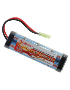 Batería recargable NiMH Tenergy 9.6V 1600mAh para Airsoft