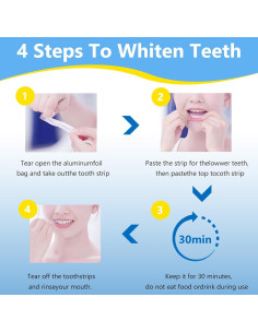 Tiras Blanqueadoras Milumber para Dientes Sensibles 42 Tiras 2