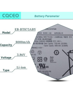 Batería de Tableta Samsung Galaxy Tab S7 8000mAh 3.86V 2