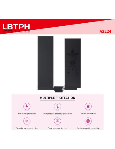 Batería Li-ion A2224 Compatible iPad Pro 11 Gen 2 2020 7540mAh