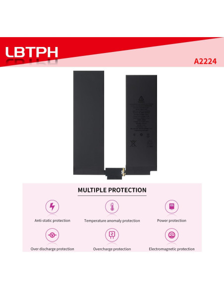 Batería Li-ion A2224 Compatible iPad Pro 11 Gen 2 2020 7540mAh