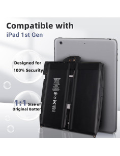 Batería de Reemplazo A1315 para iPad 1ra Generación 6600mAh 2