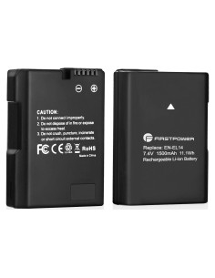 Batería recargable FirstPower EN-EL14a 1500mAh para Nikon