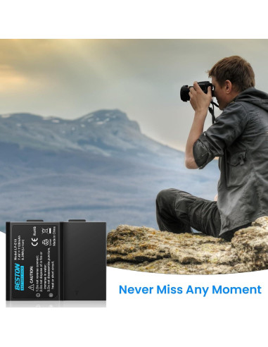 Batería y Cargador Beston LP-E10 para Cámara Canon DSLR - 3 Piezas