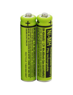 Baterías recargables NiMH Panasonic BK-40AAABU 1.2V 400mAh