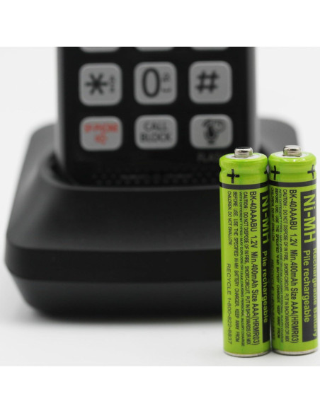 Baterías recargables NiMH Panasonic BK-40AAABU 1.2V 400mAh