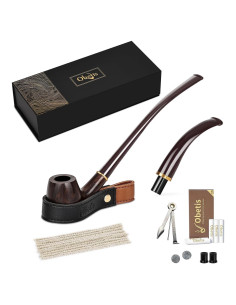 Juego de Pipas de Tabaco Obetis - Ébano Premium con Accesorios