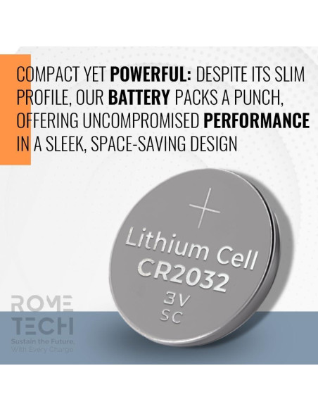 Batería CR2032 Rome Tech para llavero Chrysler 200 2011-2017