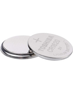 Batería de moneda de litio Toshiba CR1620 3V - Paquete de 5 2