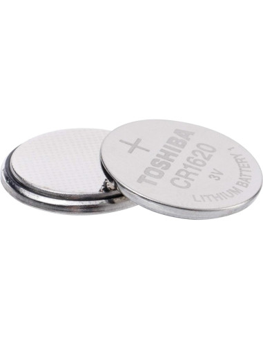Batería de moneda de litio Toshiba CR1620 3V - Paquete de 5