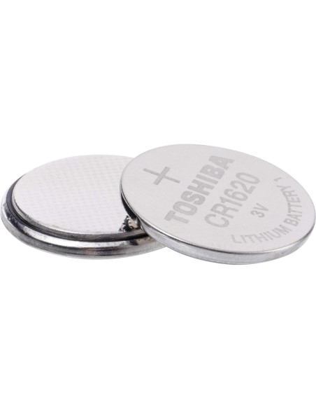 Batería de moneda de litio Toshiba CR1620 3V - Paquete de 5
