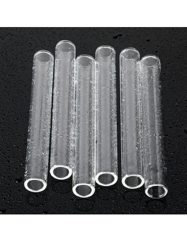 6 Tubos de Vidrio de Borosilicato 10 cm FoldTier