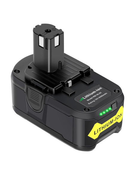 Batería de Litio 18V 6Ah Ryobi P102 P108 P189 P190