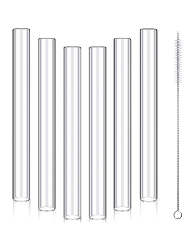 6 Tubos de Vidrio de Borosilicato 10 cm FoldTier