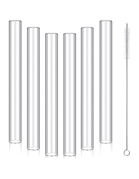 6 Tubos de Vidrio de Borosilicato 10 cm FoldTier