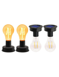 Paquete de 4 partes superiores de luz solar Yulloyello IP55