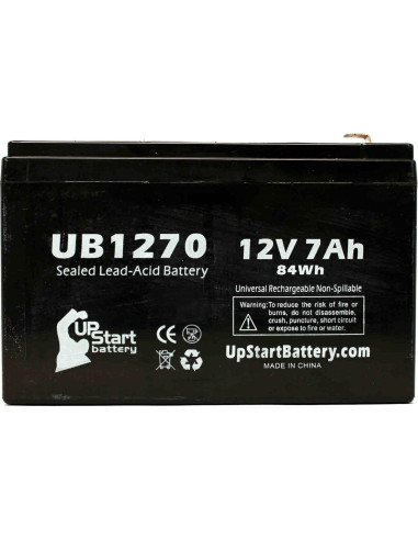 Batería Plomo Ácido Sellada UpStart UB1270 12V 7Ah F1
