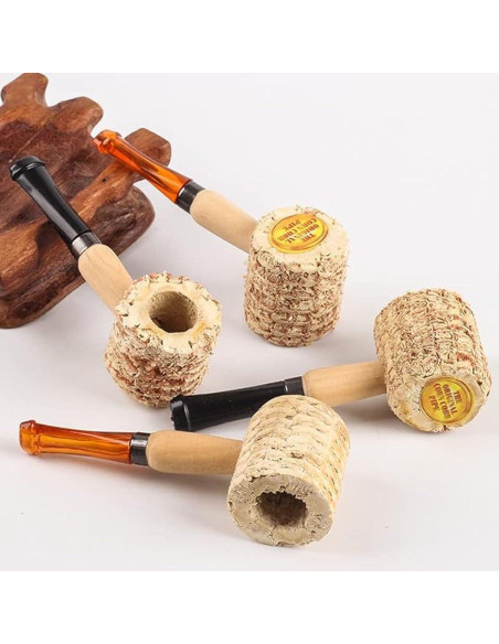 Juego de 5 pipas de maíz natural Wdcfxy para práctica