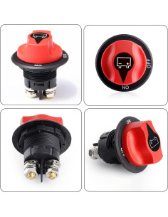 Interruptor de Desconexión de Batería 12-48V Twveml 100A 2