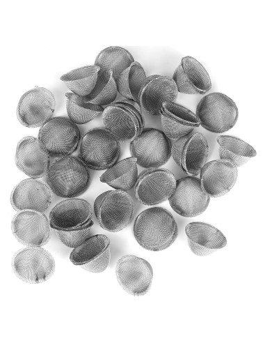 50 Piezas Filtros de Acero Inoxidable Kojcijs 1.91 cm