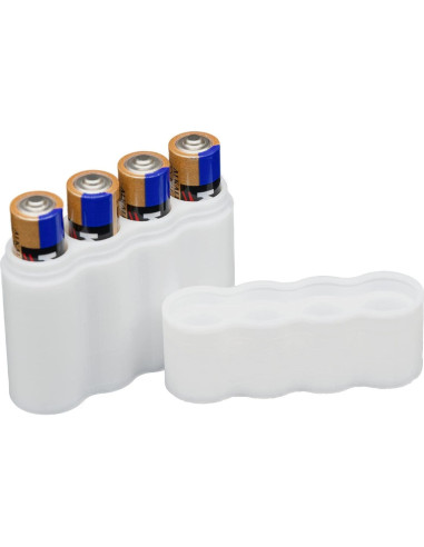 Estuche para Baterías AAA WLG Creations - Compacto y Duradero