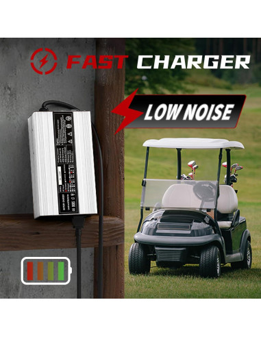 Cargador de Batería 36V 5A Nakkaa para Carro de Golf EZGO