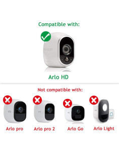 Adaptador de corriente VIIVRIA para cámara Arlo HD 5m 2