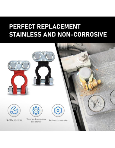 Pack 2 Terminales de Poste Jokormo Cobre Puro 81.9g