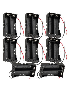Soporte de Batería 18650 Ltvystore 8 Piezas 2 Slots 3.7V