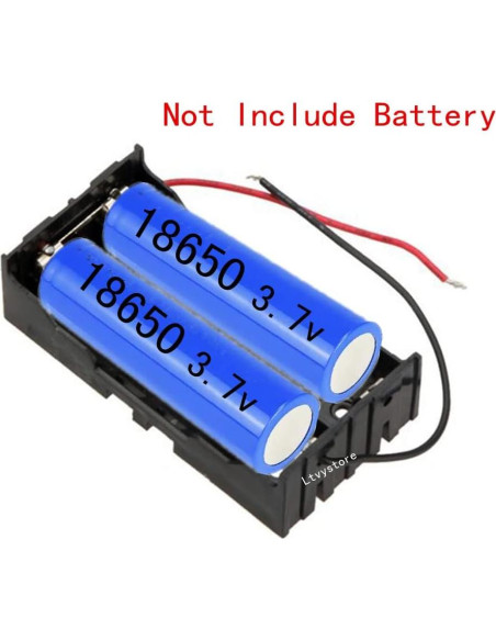 Soporte de Batería 18650 Ltvystore 8 Piezas 2 Slots 3.7V