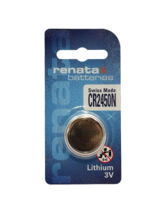 2 Baterías de Litio Renata CR2450 540mAh 3V - Alta Capacidad