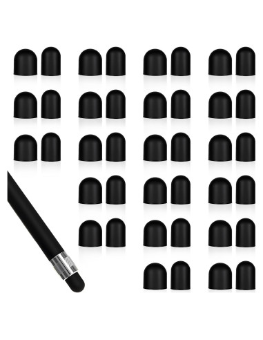 40 Puntas de Goma para Stylus Pretwad - Reemplazo Táctil 0.5 y 0.7 cm