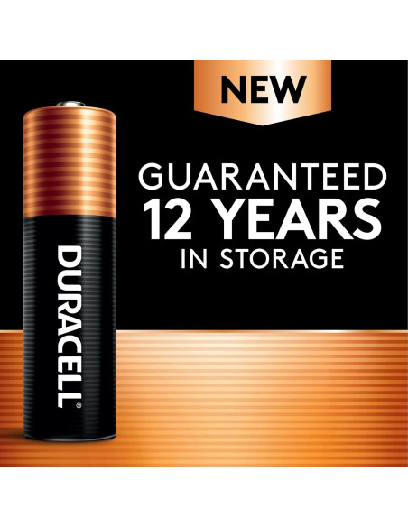 Baterías Duracell Coppertop AA Power Boost, paquete de 2