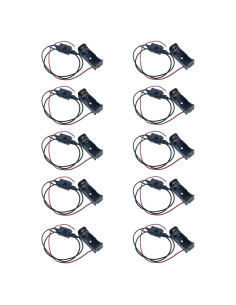 Soporte de Batería A23 HRSYYL con Interruptor 12V y Cables
