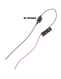 Soporte de Batería A23 HRSYYL con Interruptor 12V y Cables 2