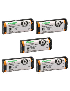 Baterías de Reemplazo Kastar 5 Pack Ni-MH 1000mAh 2.4V Panasonic