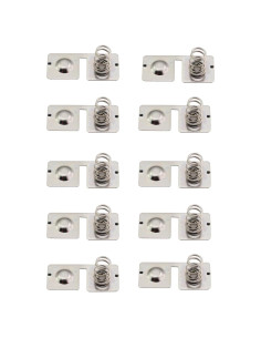 10 Resortes de Conversión para Batería AA ZHYOHEN 29x11mm