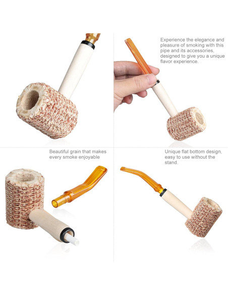 Pipa de Maíz Joyoldelf - Kit para Principiantes con Filtros