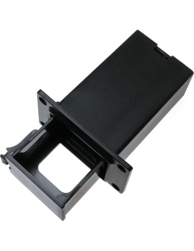 Caja de Batería 9V E-outstanding 2PCS Plástico Negro Vertical